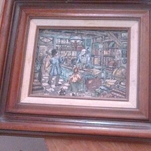 Framed Vintage Art Print